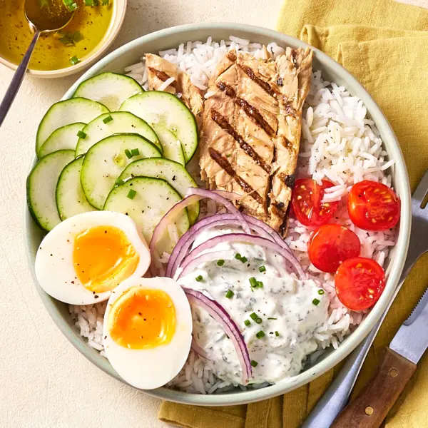 Bowl maquereaux & courgettes