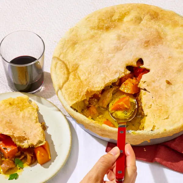 Tourte au poulet & foie gras