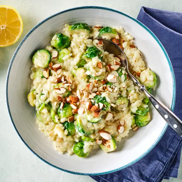 Risotto aux choux de Bruxelles