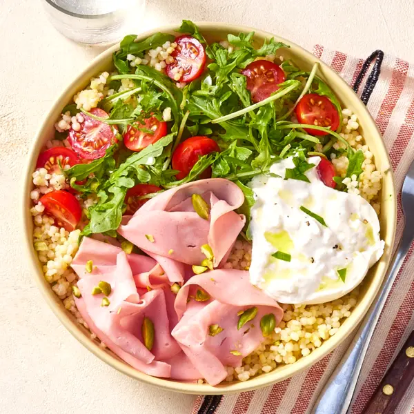 Bowl burrata mortadelle