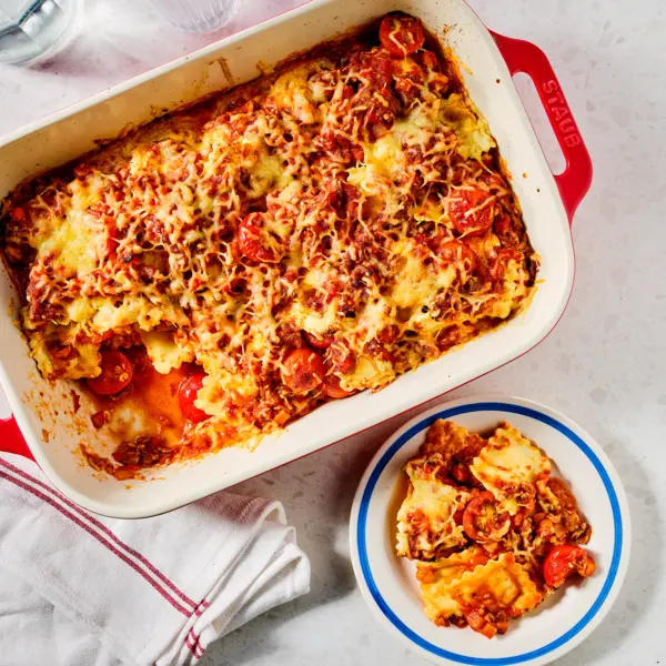 Raviolis bolognaise au bœuf haché & fromage