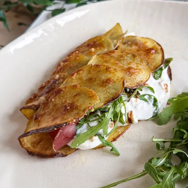 Wrap croustillant à la pomme de terre