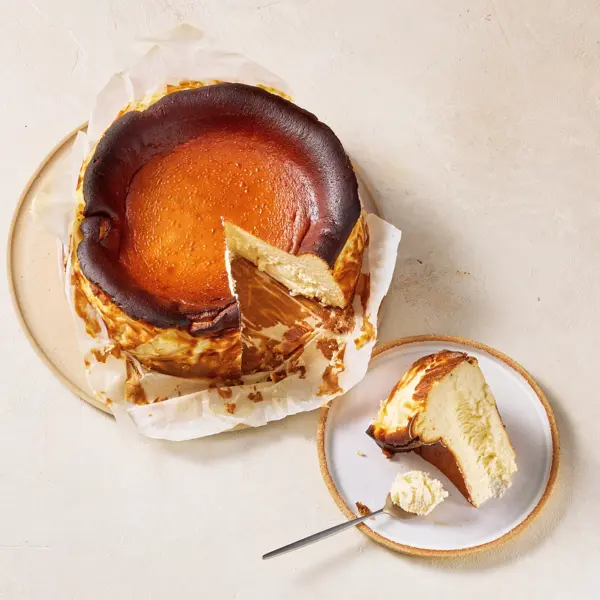 Cheesecake basque crémeux