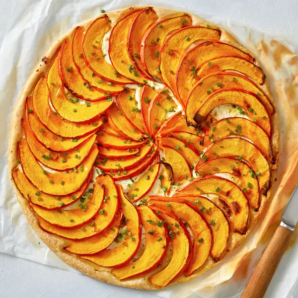 Tarte chèvre potimarron
