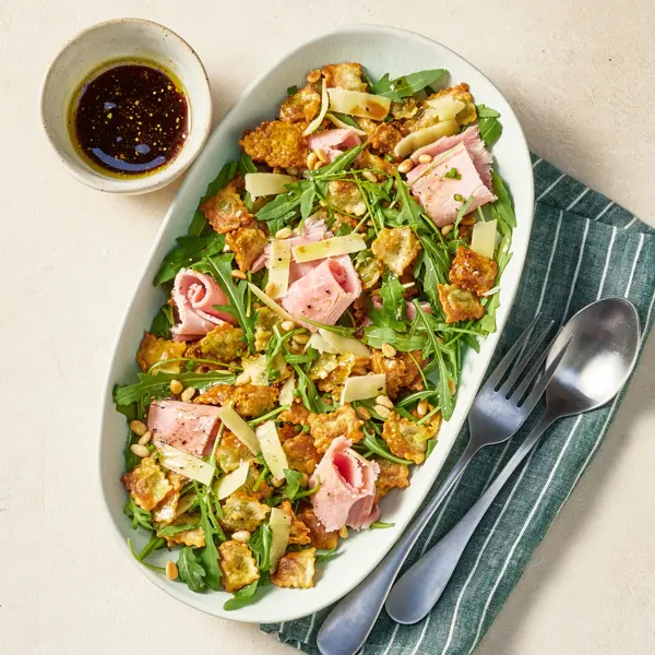 Salade de ravioles au Air Fryer