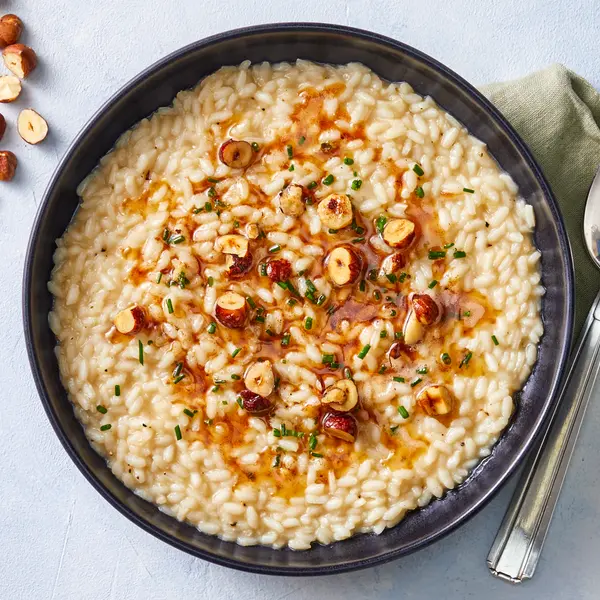 Risotto blanc et beurre noisette