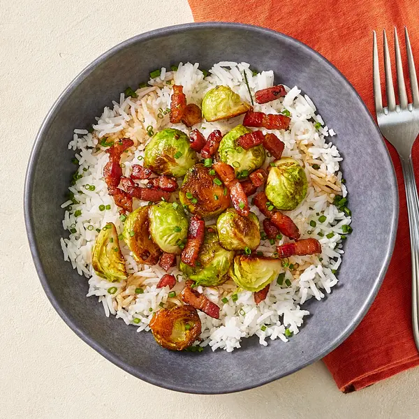 Choux de Bruxelles aux lardons