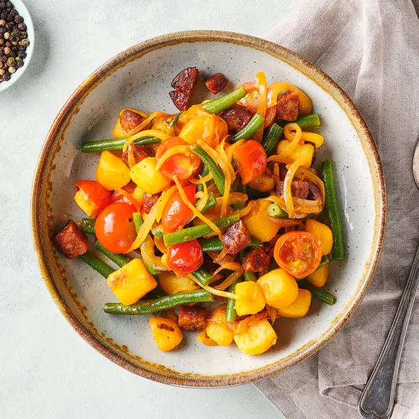 Pommes de terre sautées au chorizo