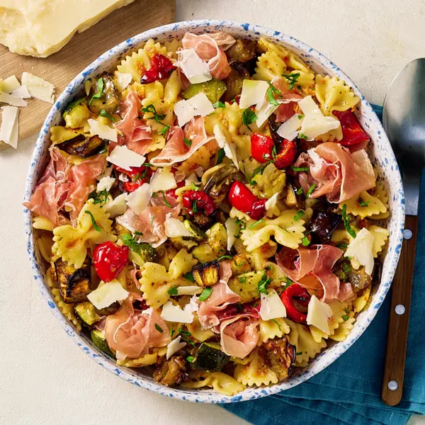 Salade de pâtes & légumes grillés