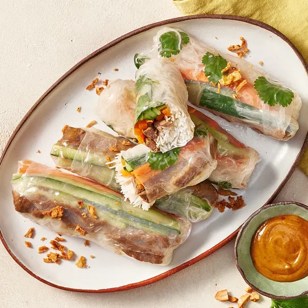 Rouleaux de bœuf au satay