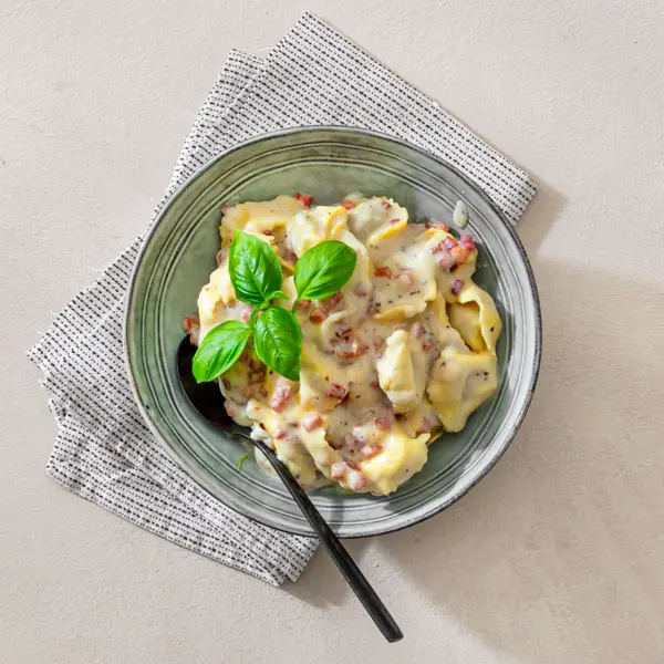 Tortellini à la sauce crémeuse