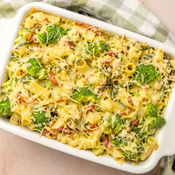 Gratin de pâtes aux brocolis