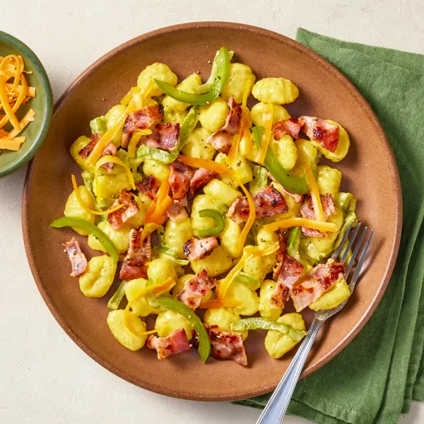 Gnocchis sauce cheddar