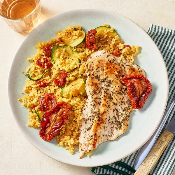 Dinde grillée & tomates séchées