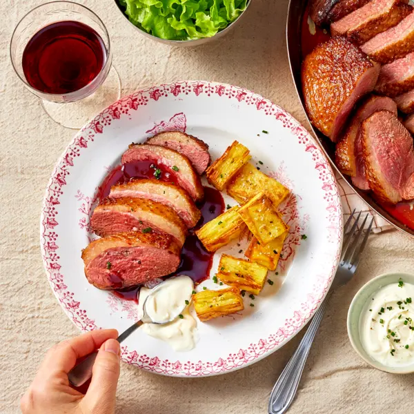 Magret à la sauce grenade