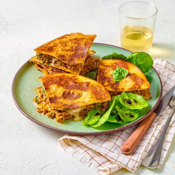 Crispy tacos boeuf haché à la cancoillotte