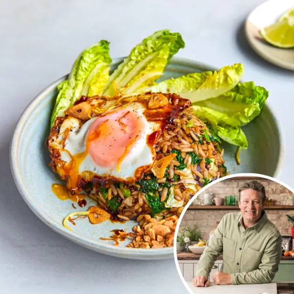 Riz sauté & œuf à la sauce soja