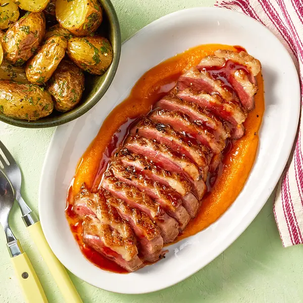 Magret de canard sauce à l'orange