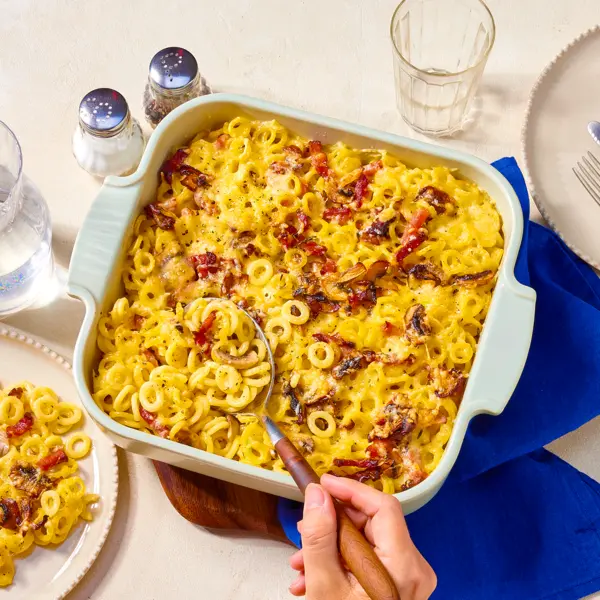 Anelli façon forestière gratinées au cantal