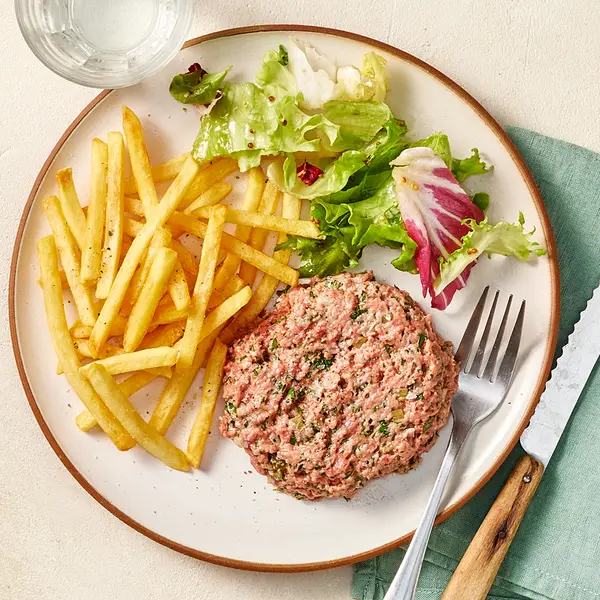 Filet américain maison & frites
