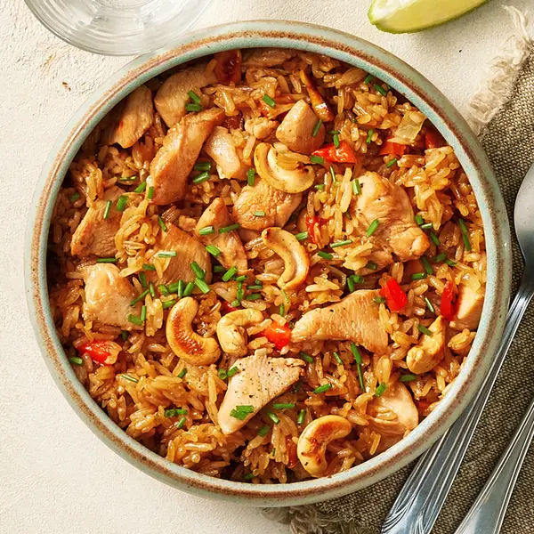 Riz sauté au poulet