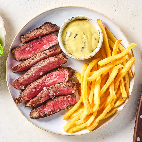 Steak frites béarnaise