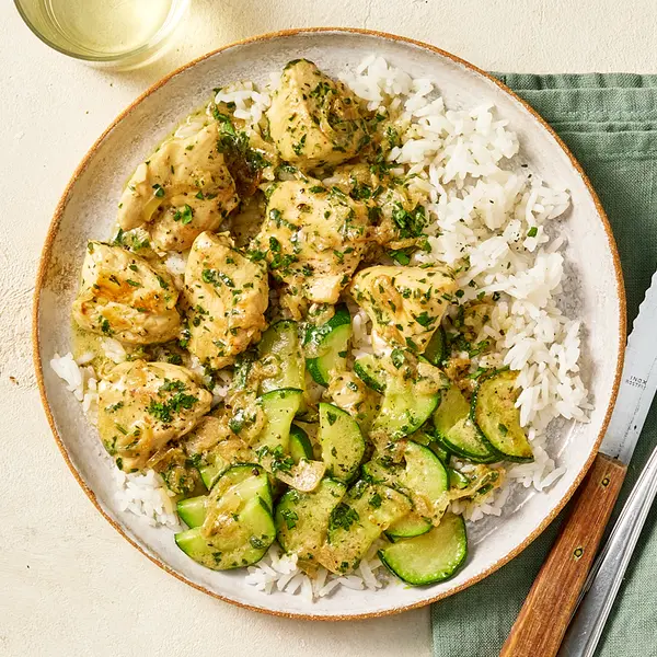 Poulet au persil & courgettes