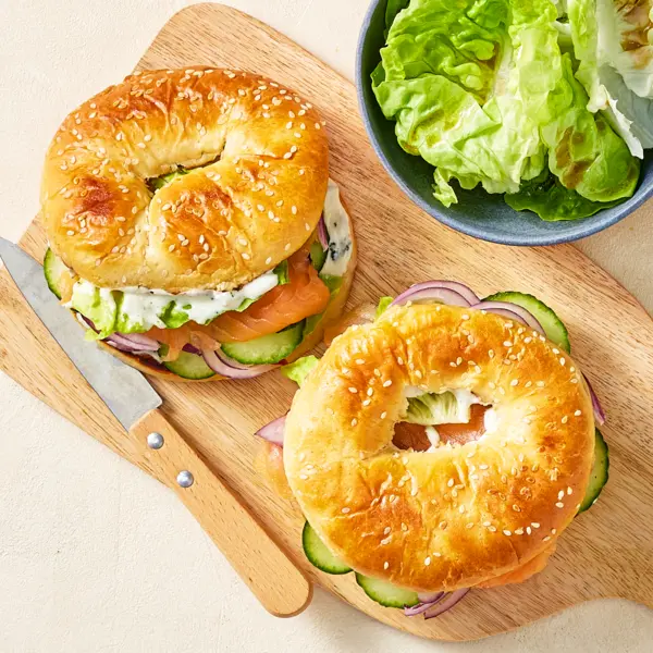 Bagel tzatziki & saumon fumé
