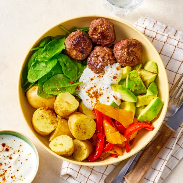 Bowl boeuf & patates façon TexMex