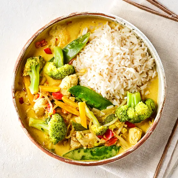Curry de poulet rapide & son riz