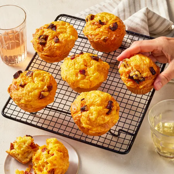 Muffins salés cheddar & chorizo