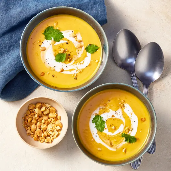 Soupe de patate douce à la thaï