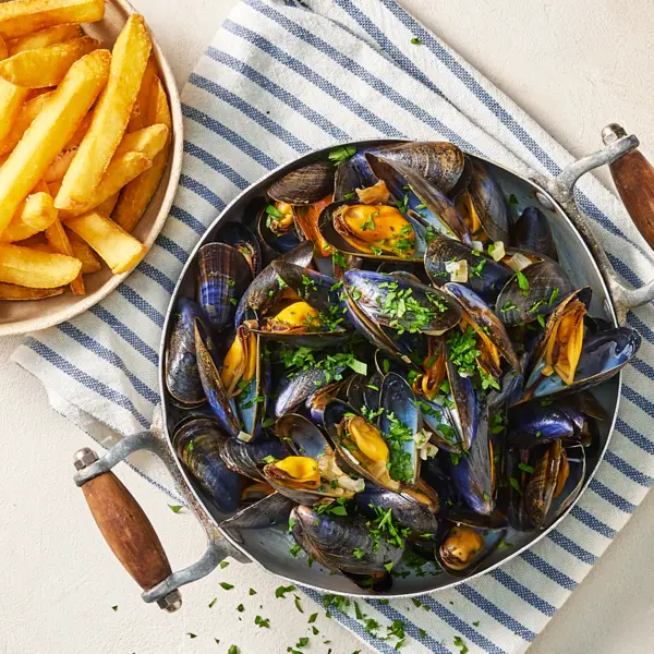 Moules marinière et frites