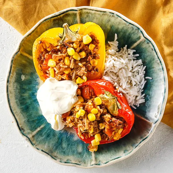 Poivrons farcis à la mexicaine