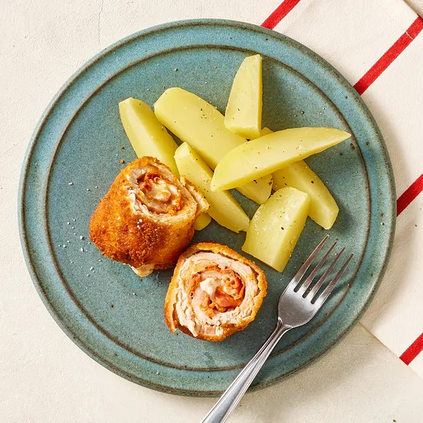 Roulés de dinde, chorizo & mozza