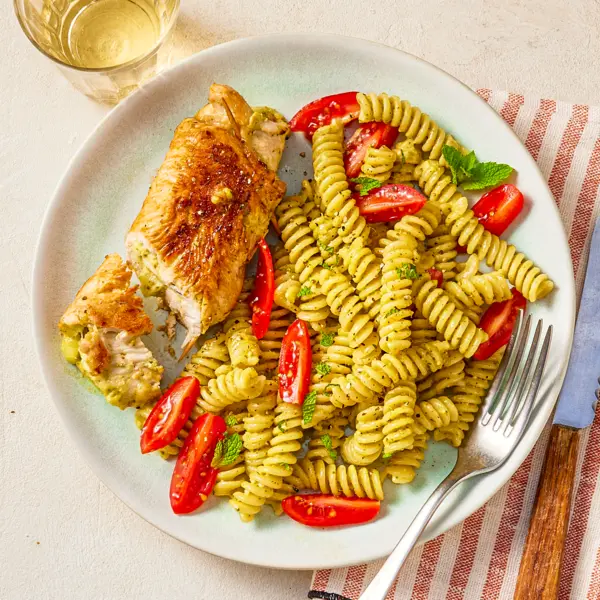 Saltimbocca de dinde, pesto & menthe