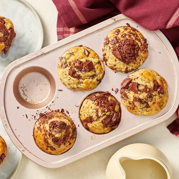 Muffins choco-banane