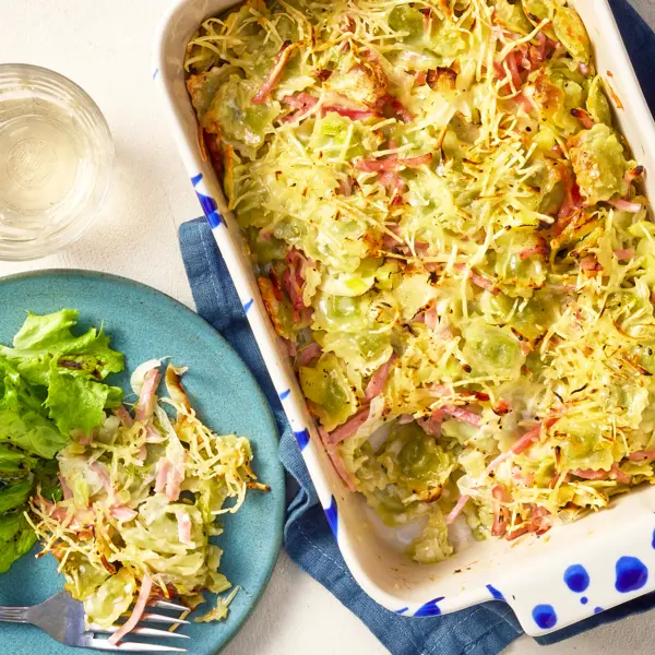 Gratin de ravioles au fromage