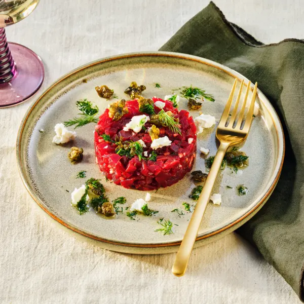 Tartare de betteraves au chèvre