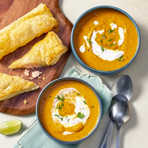 Velouté de légumes d'hiver au curry