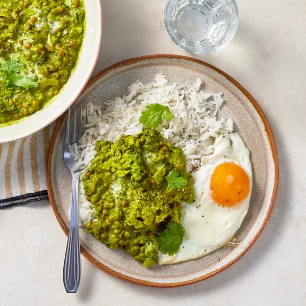 Dahl de légumes verts