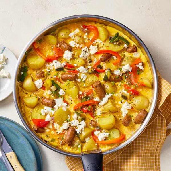 Omelette merguez & patate