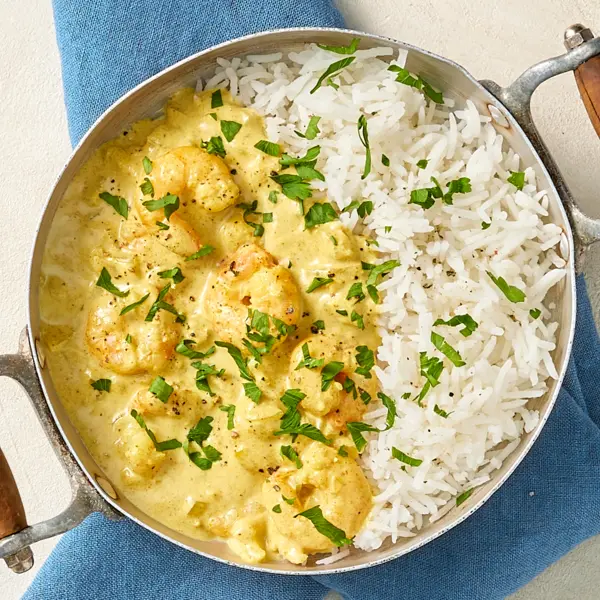 Curry de crevettes