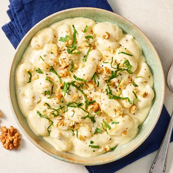 Gnocchis sauce gorgonzola & noix