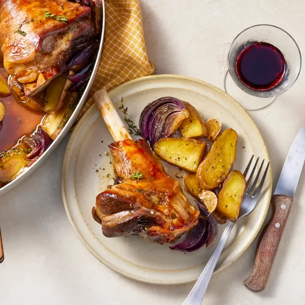 Souris d'agneau confites à l'érable & thym