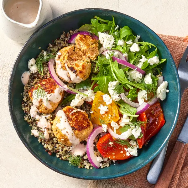 Bowl de boulettes de dinde & quinoa