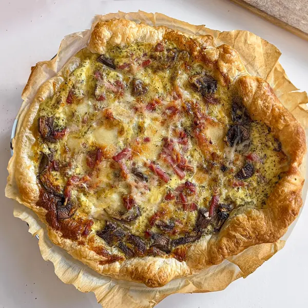 Quiche automnale à la butternut