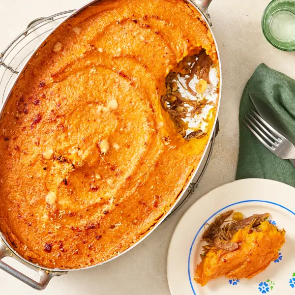 Parmentier de canard aux patates douces