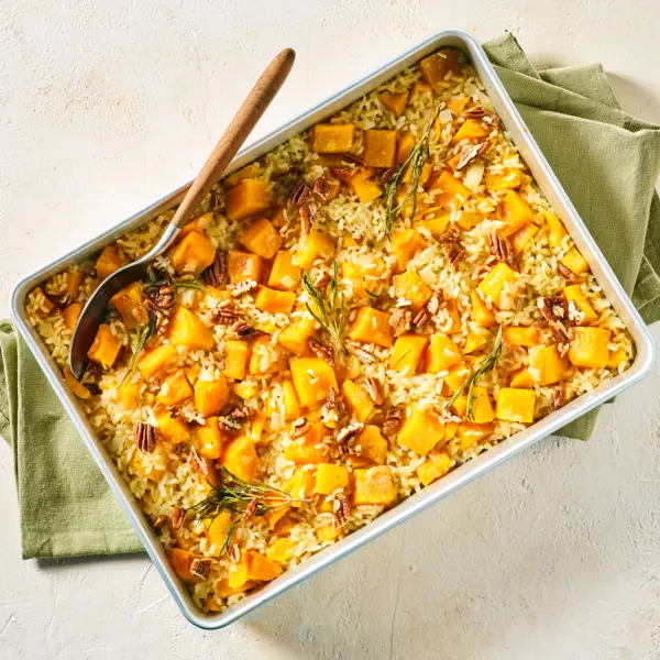 Risotto au four avec courge