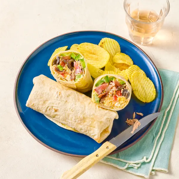 Wraps façon Niçois thon et crudités